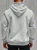 Men's Quarter-zip Hoodie With Pocket Design, 4-color Men's Spring And Autumn Fashion Pullover