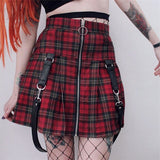 GREATNFB One Piece Dropshipping Skirt European and American Hot 2020 New   Plaid Zipper A- line Skirt Skirt