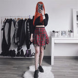 GREATNFB One Piece Dropshipping Skirt European and American Hot 2020 New   Plaid Zipper A- line Skirt Skirt