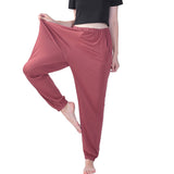 greatnfb Women's Spring, Summer, Autumn and Winter Square Dance High Waist Elastic Length plus-Sized plus Size Yoga Sports Casual Pants Home Anti-Mosquito Pants