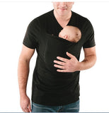 GREATNFB EBay  Wish Kangaroo Dad Multi-Functional round Neck Short-Sleeved Casual T-shirt