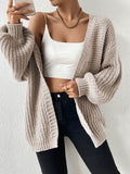 NEW Essnce Open Front Drop Shoulder Cardigan