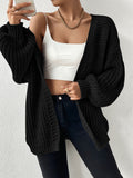 NEW Essnce Open Front Drop Shoulder Cardigan