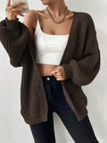 NEW Essnce Open Front Drop Shoulder Cardigan