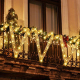 1pc Holiday Streamers - Golden Ribbon Lights, Battery Powered Christmas Tree Decoration with 1/3/5/10m Long Garland for Festive Ambiance (Without Batteries)