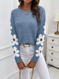 NEW Essnce Casual Women's Sweater With Floral Pattern