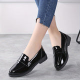 Stylish Chunky Heel Loafers for Women - Comfortable Slip-On Dress Shoes with Preppy Fashion Style, Soft Insoles, and Durable Outsoles for All-Day Wear