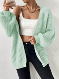 NEW Essnce Open Front Drop Shoulder Cardigan