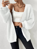 NEW Essnce Open Front Drop Shoulder Cardigan