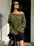 NEW EZwear Solid Khaki Raglan Sleeve Sweater