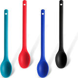 1pc Premium Silicone Mixing Spoon - Heat-Resistant & Non-Stick, Long-Handled Kitchen Utensil for Effortless Stirring & Cooking, Durable & Stain-Free