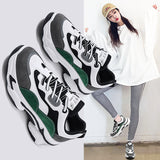 Summer Women's Dad Shoes Ins Korean Style Versatile Sneaker Fashion Casual Trend Breathable Student Shoes