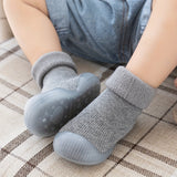 Comfortable Slip On Sock Shoes For Baby Boys, Non Slip Warm Plus Fleece Walking Shoes For Indoor Outdoor, Autumn And Winter