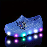 CuteKiddo LED Sparkle Sneakers - Lightweight, Breathable, and Comfortable Shoes for Girls and Boys - Perfect for Spring and Summer Outdoor Activities, Beach, Garden, and Sand Play