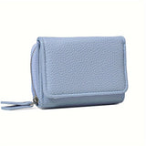 Minimalist New Short Trifold Mini Wallet, Women's Multifunctional Clutch Coin Purse, Versatile Credit Card Holder