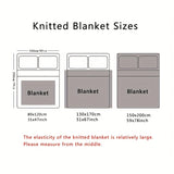 1pc Geometric Pattern With Tassel Bohemian Blanket, Nap Blanket, Sofa Throw Blanket, Air Conditioning Blanket Ramadan