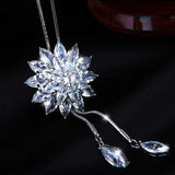 Snowflake Necklace Elegant Necklace Fashion Women's Jewelry