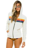 Womens hoodie Womens clothes Stripe Zip hoodie pullover sudaderas Long Sleeve Woman sweatshirt t shirt O-Neck Rainbow Stripe Lightning Print long sleeve Hoodies