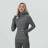 Yoga Jacket Clothes Leisure Women's Hoodie Gym Sports Coat LU-28 Autumn Winter Plush Sweater Running Scuba Coat