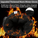 1pc Winter Touchscreen Gloves, Two-finger Touchscreen For Texting, Warm Gloves For Cold Weather, Touchscreen Gloves For Running