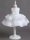 Infant Toddler Girls New Children's Dress Sequin Princess Dress Female Baby High-end Birthday Party Dress