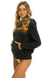 Womens hoodie Womens clothes Stripe Zip hoodie pullover sudaderas Long Sleeve Woman sweatshirt t shirt O-Neck Rainbow Stripe Lightning Print long sleeve Hoodies