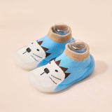 Baby Boys Cartoon Socks Shoes, Lightweight Breathable Slip On Sneakers For Newborn Infant Toddlers, Spring And Summer