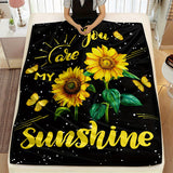 1pc Soft and Lightweight Sunflower Blanket for Adults - Perfect for Couches, Sofas, and Weddings - Ideal Gift for Anniversaries