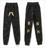 designer pants mens pants vintage cargo pants joggers sweatpants cargos graffiti sweatpant jogger pantalon High Street hip hop Couples Drawstring A1