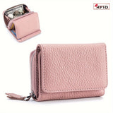 Minimalist New Short Trifold Mini Wallet, Women's Multifunctional Clutch Coin Purse, Versatile Credit Card Holder