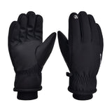 Men's Winter Ski Gloves - Windproof, Touchscreen Compatible, Water-Resistant with Cozy Warm Lining for Cycling & Running