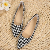 Stylish Cartoon Print Pointed Toe Slip-On Shoes - Ultra Lightweight, Super Comfortable, Breathable Superfine Fiber Upper - Perfect for Spring, Casual Occasions