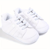 Chic Lightweight Baby Sneakers: Non-Slip, Embroidered Slip-Ons for All-Season Comfort