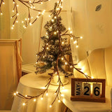 Willow Vine Lights Room Decor | 5.9FT 96 Warm White LED Lighted Twig Vine Garland For Indoor Walls Bedroom Décor (1PCS)