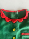 3pcs Christmas Elf Clothing For Boys & Girls, Long Sleeve Top & Hat & Pants Set, Kid's Outfits For Performance Party