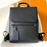 quality men backpack luxurys shoulder bags backpacks designer bag black genuine leather shool handbag Travel computer backpack tote