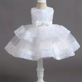 Infant Toddler Girls New Children's Dress Sequin Princess Dress Female Baby High-end Birthday Party Dress