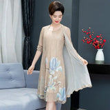 greatnfb  summer cotton linen 2 piece set dress cardigan women 3xl 4xl 5xl party midi dresses elegant vintage robe femme