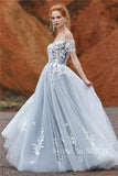 Off the Shoulder Short Sleeves with Lace Applique Crystals A-line Black Wedding Dress Sweep Train Sexy Bridal Dress