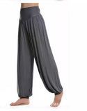 1pcs/lot Women Lady Harem pants modal solid Long Pants Belly Dance pants Boho Wide Trousers