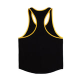 greatnfb  Summer Gym Sleeveless Shirt Men Bodybuilding Tank Top Fitness Training Cotton Print Singlet Stringer Undershirt Male Casual Vest