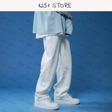 greatnfb  Straight Jeans Men Wide Jeans White Loose Denim Trousers Neutral Jean Streetwear Casual Pure Man Women Pants Hip Hop Bagy jeans