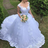 greatnfb  Wedding Dress 2024 Gryffon Sexy V-neck Luxury Lace Wedding Gown With Train Lace Up Ball Gown Plus Size Vestido De Noiva