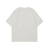 2025 T1032 2025n Street Tide 2025 Summer Couple Painting Elements Fun Character Design Men's Loose Short Sleeve T-Shirt