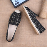 Linen Women's Shoes Fisherman Shoes Women's Summer Soft-Soled Canvas Shoes Old Beijing Leisure Cloth Shoes Women's Slip-on Pumps