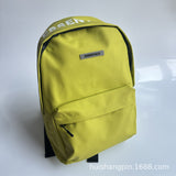 Fog Fear of ESS Leather Men's Backpack Schoolbag