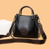 High-Grade  New High-Quality Soft Leather Bag Shoulder Messenger Bag Fashion Trend Portable Large Bag Casual Women's Bag