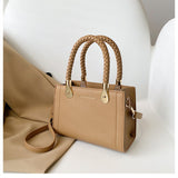 GREATNFB 2025 women's bag new fashion New women's bag handbag texture small square bag simple chain crossbody women's shoulder