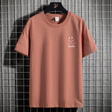 GREATNFB Short-Sleeved T-shirt Men's Summer New All-Matching Simple Fashion Brand Hong Kong Style Casual T-shirt Loose Couple Cotton Base Shirt