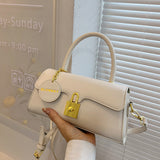 GREATNFB 2025 Women's bag  new New fashion popular portable small square bag versatile simple commuter shoulder messenger bag